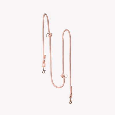 'Powder Rose' - Hands Free Braided Leash Hands Free Braided Leash FURLOU