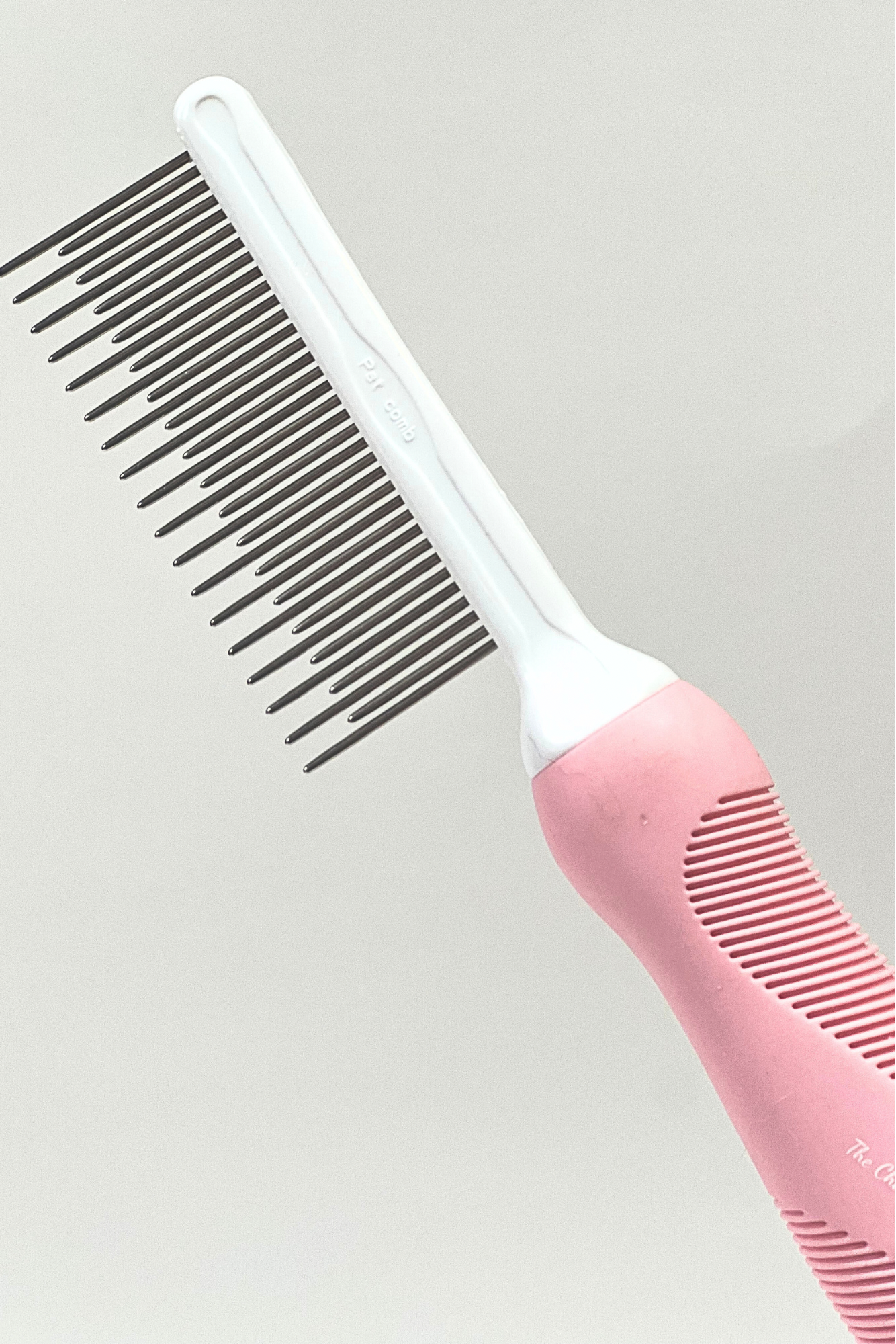Detangling Pet Comb with Long & Short Stainless Steel Teeth for Removing Matted Fur Grooming The Charleston Cat Groomer