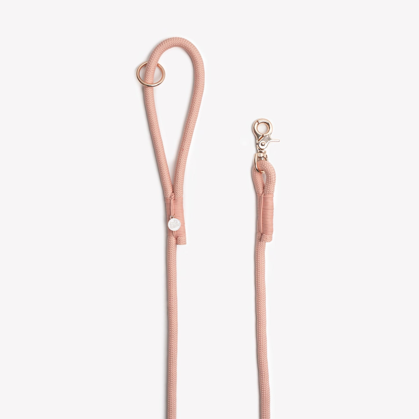 'Powder Rose' - Braided Rope Leash Regular Braided Leash FURLOU