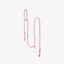 'Pink' - Hands Free Braided Leash Hands Free Braided Leash FURLOU