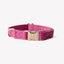 'Magenta' - Velvet Dog Collar Velvet Collar FURLOU