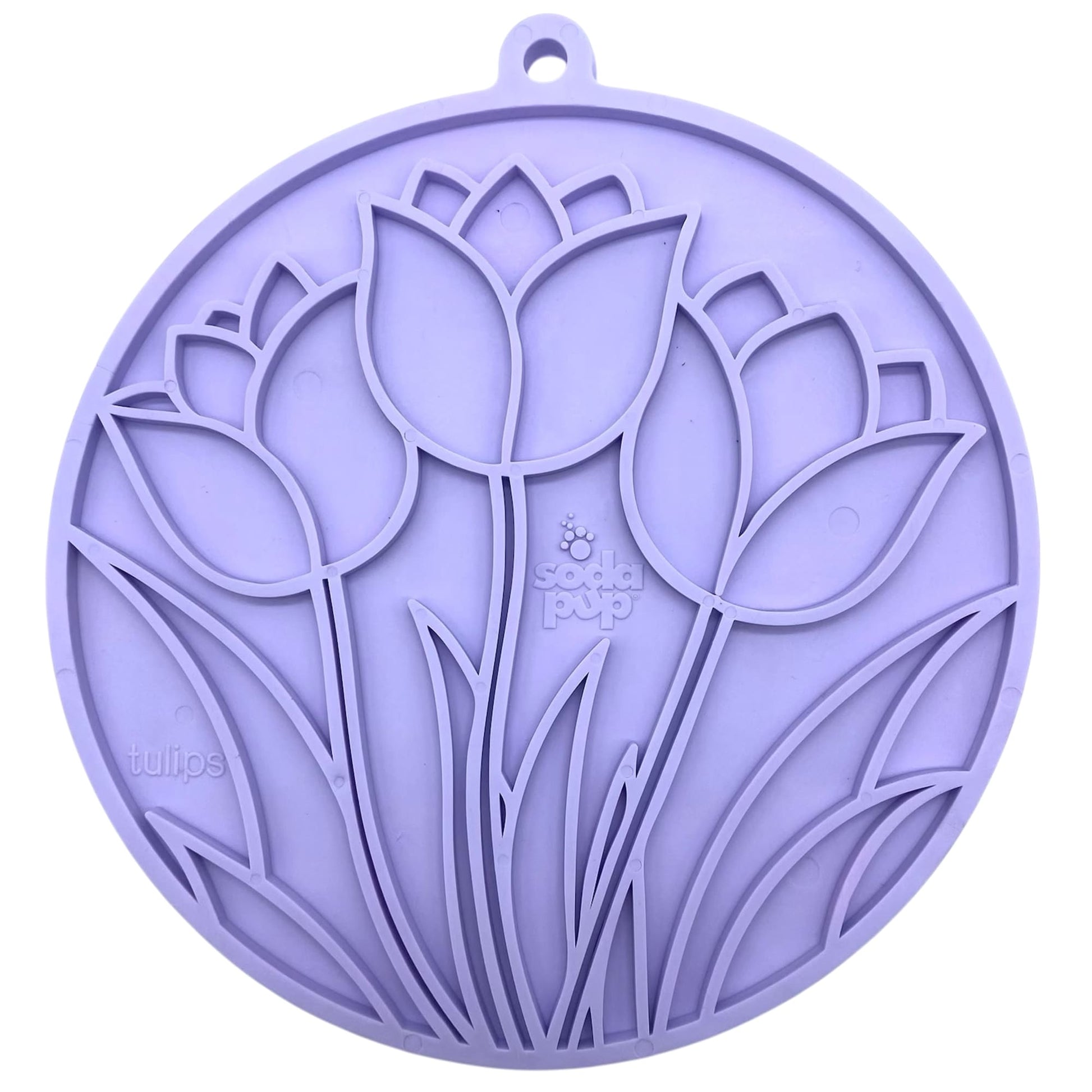 Tulip Design eMat - Enrichment Lick Mat with Suction Cups | USA Made EMAT SodaPup/True Dogs, LLC