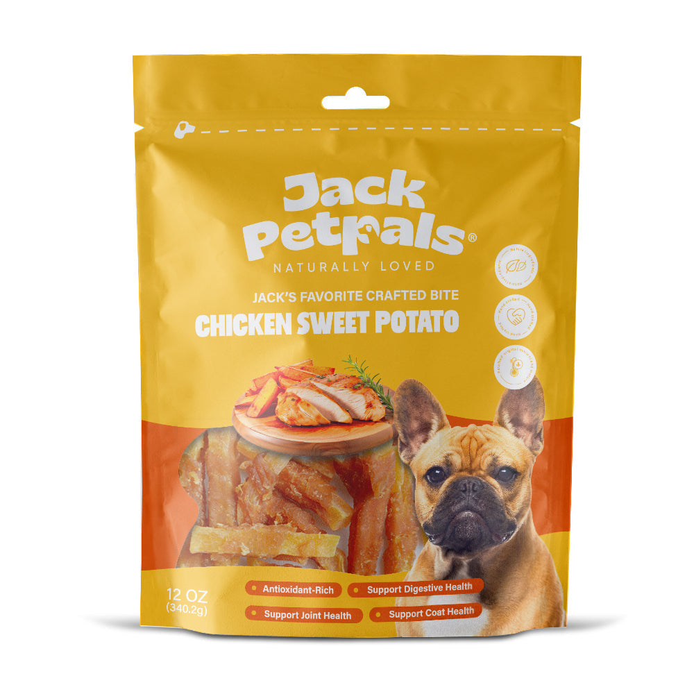 Jack PetPals Crafted Bite Chicken Sweet Potato Dog Treats (12oz) Dog Treats American Pet Supplies