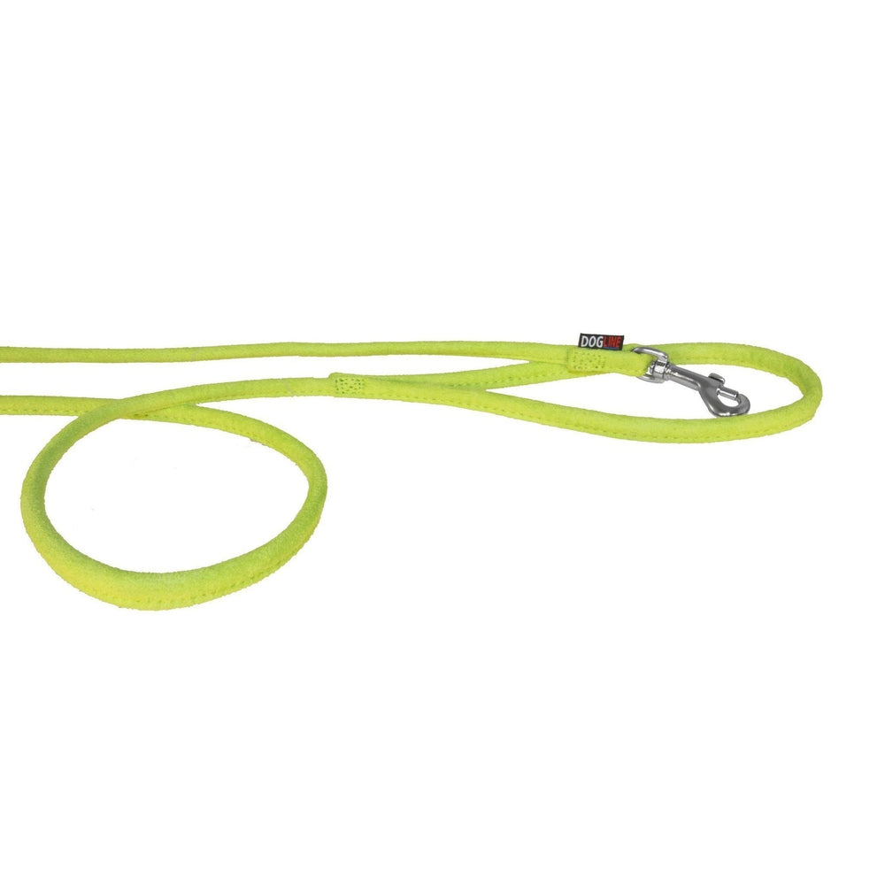 Comfort Microfiber Round Dog Lead Lime Green Dog Leashes Dogline