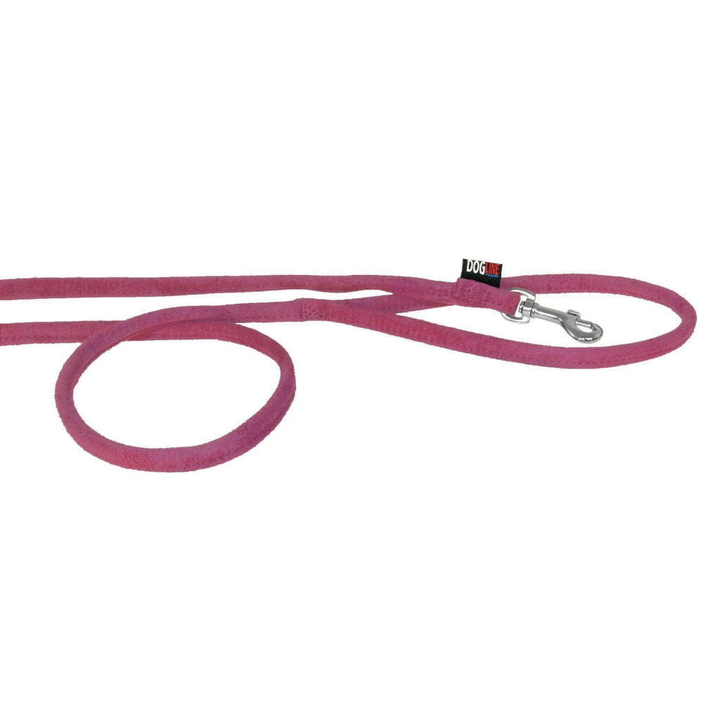 Comfort Microfiber Round Dog Lead Pink Dog Leashes Dogline