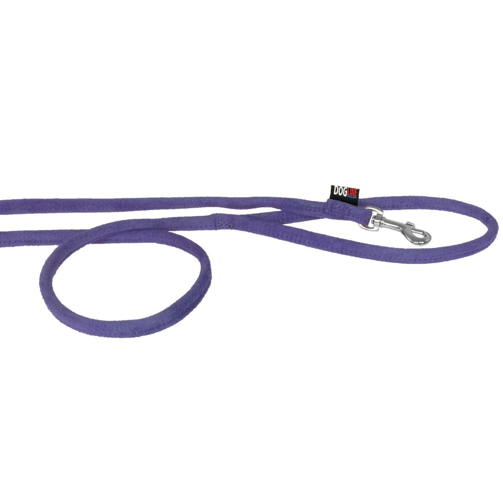 Comfort Microfiber Round Dog Lead Purple Dog Leashes Dogline