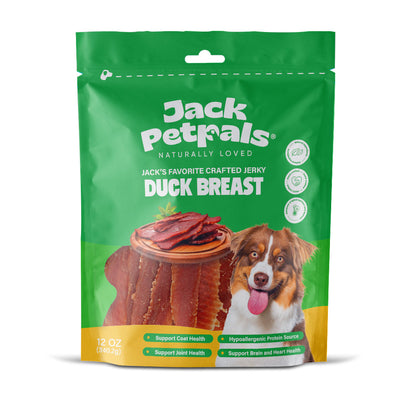 Jack PetPals Handcrafted Jerky Duck Breast Dog Treats (12oz) Dog Treats American Pet Supplies
