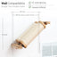 Slanted Cat Scratcher for Wall Natural Bamboo 1-Tier Double None Cat Scratcher Catastrophic Creations