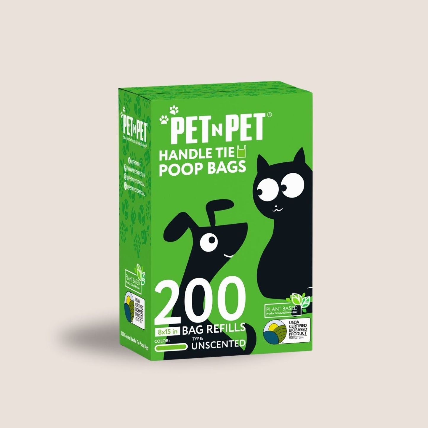 Handle Tie Dog Poop Bags Pet Waste Bags Pet N Pet ®