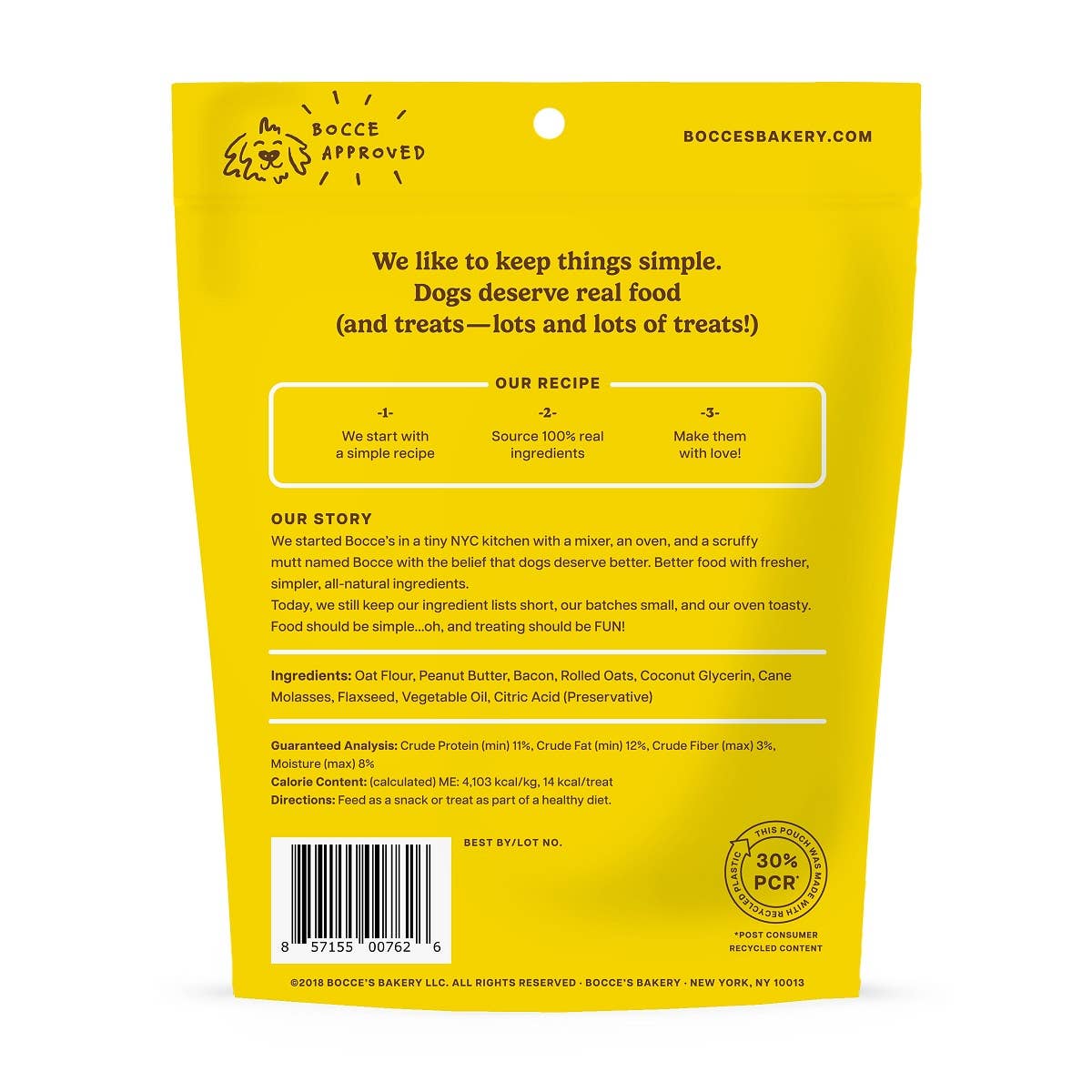 Bocce's Bakery Bac'N Nutty Soft & Chewy Dog Treats 6oz Soft & Chewy Antelope Pets