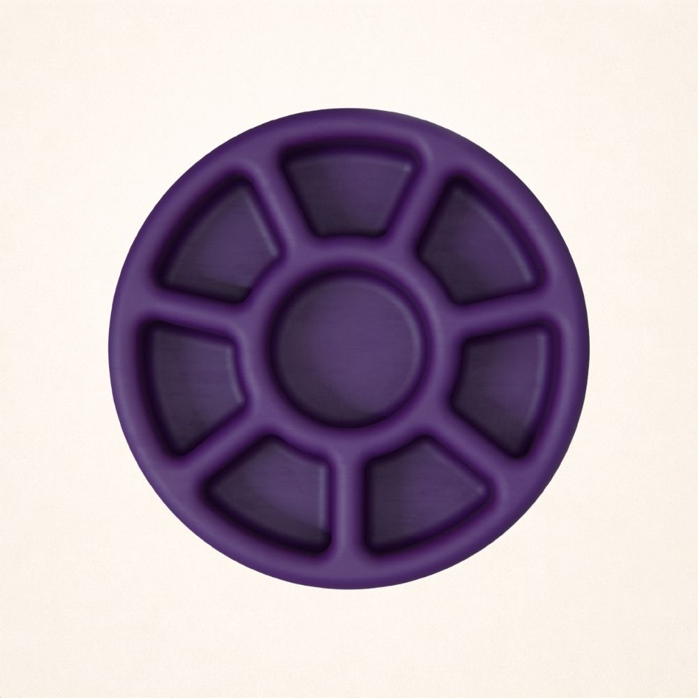 FreezWheel - Durable Interactive Chew FOR 25–75 LB DOGS Purple Freezbone