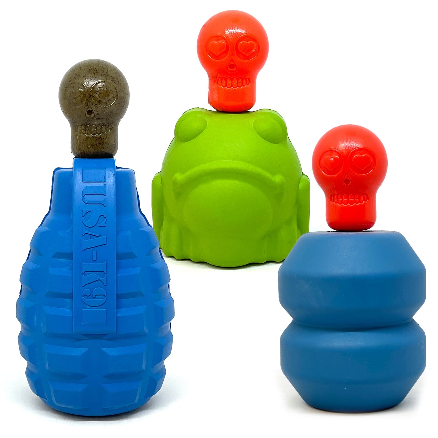 Unstoppables Chewers for SodaPup Rubber Treat Dispensers - 3 Pack Nylon Dog Toys SodaPup/True Dogs, LLC