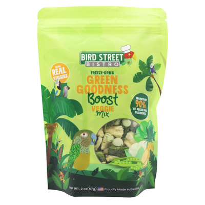 Green Goodness Boost - Parrot Veggies Mix Parrot Food Bird Street Bistro