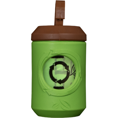 beyondGREEN Dog Poop Bag Leash Dispenser – Clip-On Holder Fits Standard Rolls – Durable & Portable Post-Consumer Recycled Dispenser Poop Bag Dispenser beyondGREEN biotech™