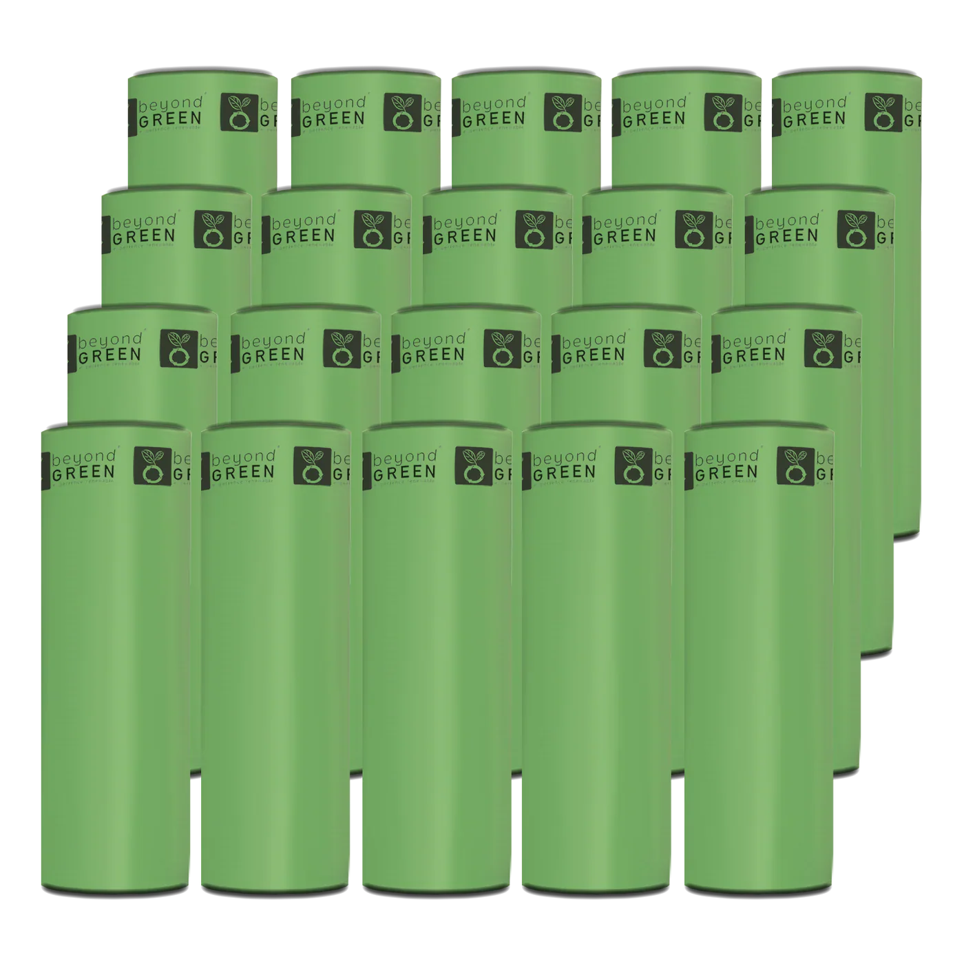 beyondGREEN Dog Waste Bags – Grab & Go Bulk Pack – 200 Bags on Roll with Core - Made in USA, Leak-Resistant, Folded Rolls 20 Rolls - 4000 Bags Dog Waste Bags beyondGREEN biotech™