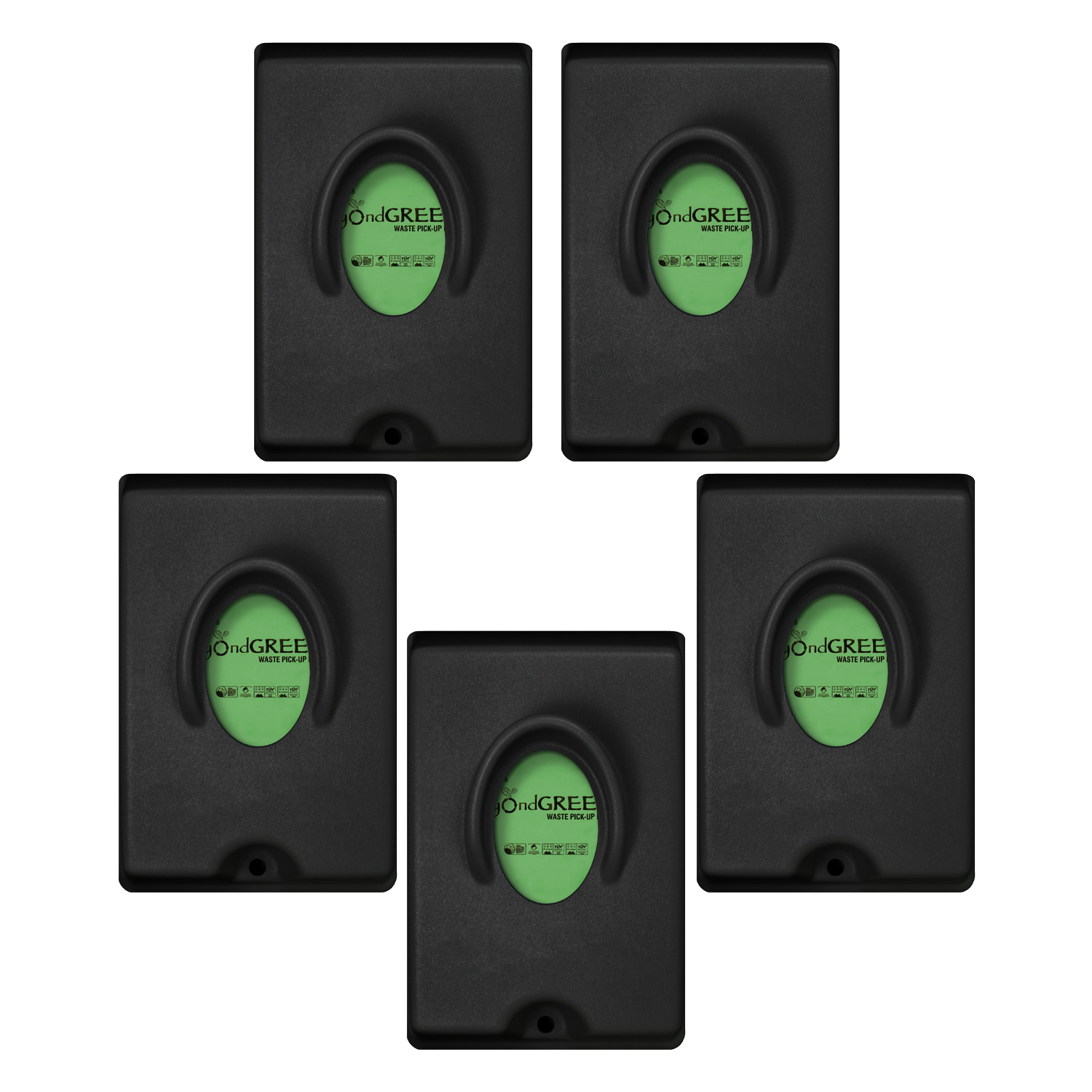 beyondGREEN Single-Pull Dog Waste Bag Dispenser – Wall/Pole Mount – Compatible with Single-Pull Header Packs – Heavy-Duty Construction Black 5 Poop Bag Dispenser beyondGREEN biotech™