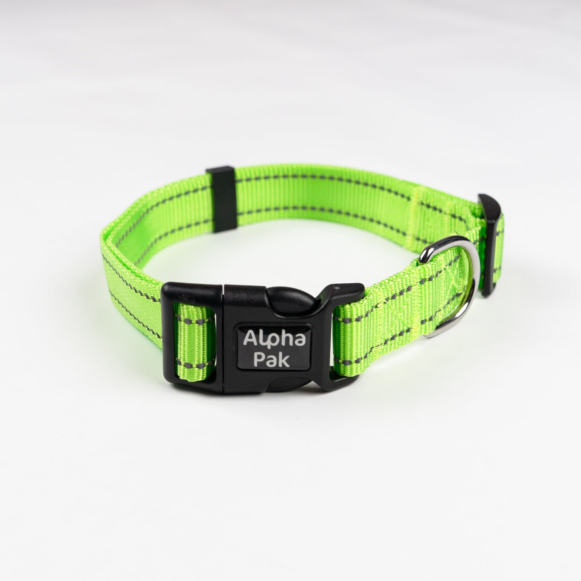 Everyday Adventure Dog Collar Kiwi Green Dog Collar Alpha Pak