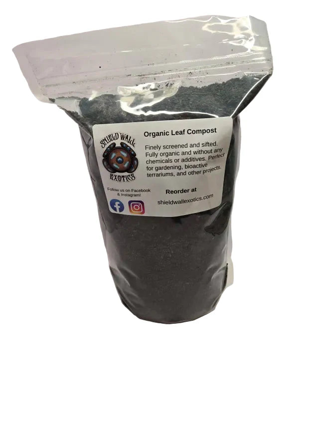 Organic Leaf Compost 1 Gallon (3lbs) Soil Shield Wall Exotics