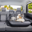 PupProtector™ Faux Leather Memory Foam Dog Car Bed - Black Travel Paw.com
