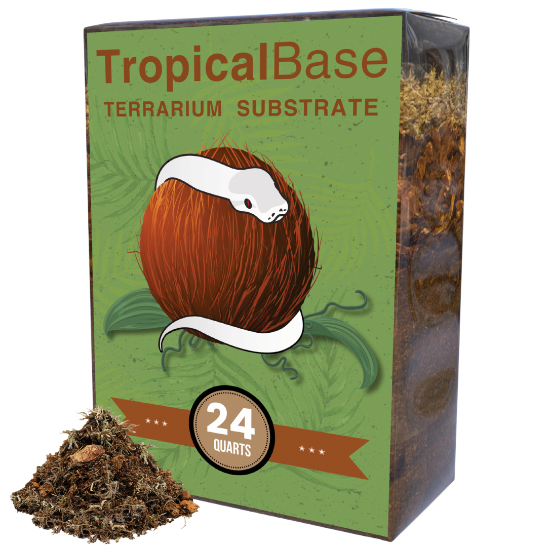 TropicalBase Terrarium Mix; Bioactive Ready to Use 24 Quart Substrate ReptiChip LLC