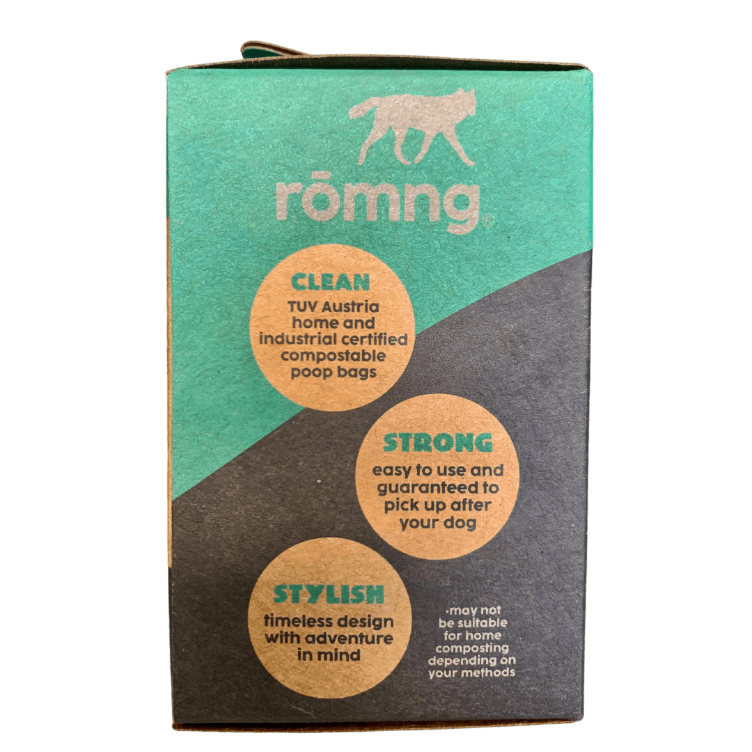 compostable plant-based dog poop bags Compostable Dog Poop Bags rōmng