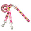 Daisy Dot Double Connection Leash – EarthStyle Euro Leash (longer version) 2 Hounds Design