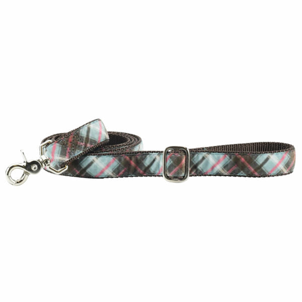 Jane’s Shirt Winter Plaid Velvet Dog Leash 2 Hounds Design