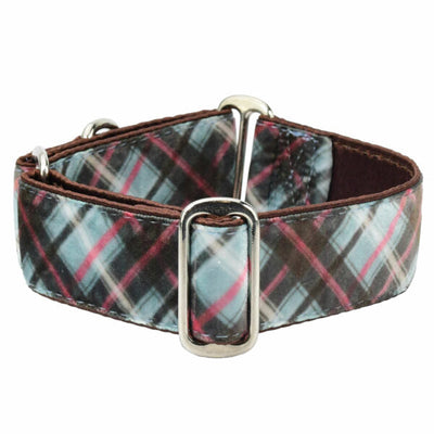 Jane’s Shirt Winter Plaid Elite Velvet Martingale Dog Collar Martingale Dog Collar 2 Hounds Design