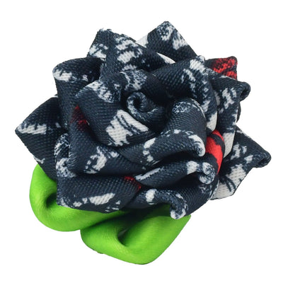 Collar Flower - Black and White Kisses 2 Hounds Design
