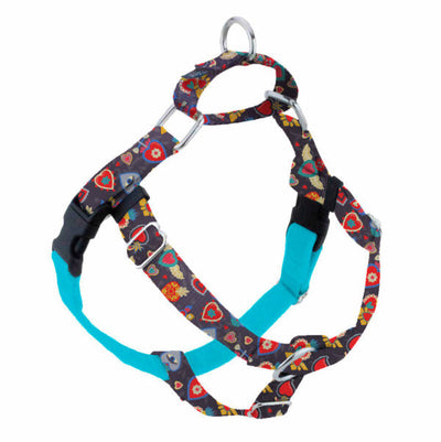 Gothic Hearts Freedom No-Pull Dog Harness – EarthStyle 2 Hounds Design