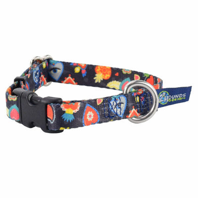 Gothic Hearts Dog Collar – EarthStyle 5 8 inch Dog Collar 2 Hounds Design