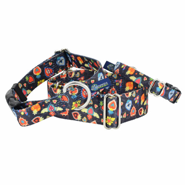 Gothic Hearts Dog Collar – EarthStyle Dog Collar 2 Hounds Design