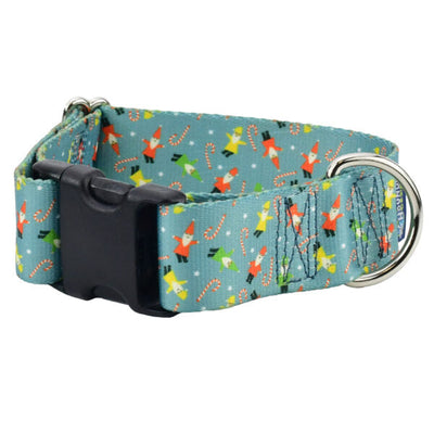 Jolly Gnomes Dog Collar – EarthStyle 1.5 inch 2 Hounds Design