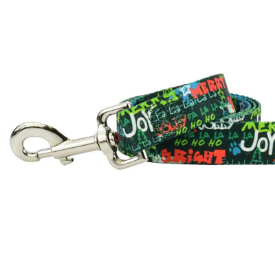 Holiday Graffiti Dog Leash – EarthStyle 2 Hounds Design
