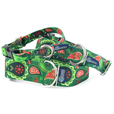 Holiday Paisley Dog Collar – EarthStyle 2 Hounds Design
