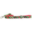 Christmas Plaid Green Velvet Dog Leash (1″ Only) 2 Hounds Design