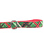 Christmas Plaid Green Velvet Dog Leash (1″ Only) 2 Hounds Design
