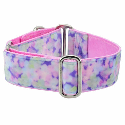 Hydrangea Elite Velvet Dog Collar Dog Collar 2 Hounds Design