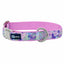 Hydrangea Velvet Essential Dog Collar 1 inch wide 2 Hounds Design