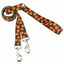 Jack O Lantern Double Connection Leash – EarthStyle Standard Training Leash 2 Hounds Design