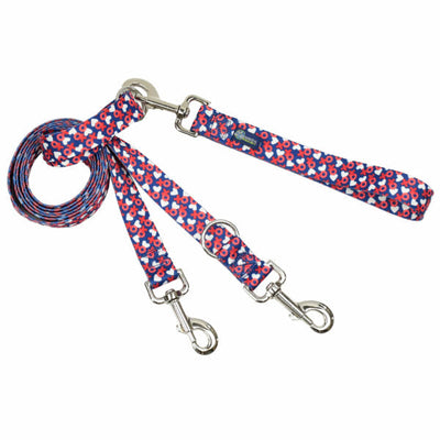 XO Double Connection Leash – EarthStyle Euro Leash (longer version) 2 Hounds Design