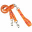 Orange Paisley Double Connection Leash – EarthStyle Euro Leash (longer version) 2 Hounds Design