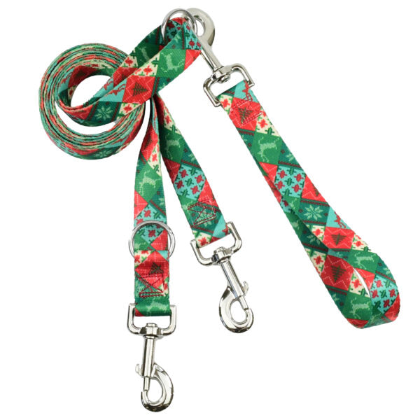 Christmas Patchwork Freedom No-Pull Dog Harness – EarthStyle 2 Hounds Design