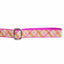 Pink Plaid Velvet Dog Leash 2 Hounds Design