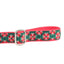 Poinsettia Holiday Velvet Dog Leash (1″ Only) 2 Hounds Design