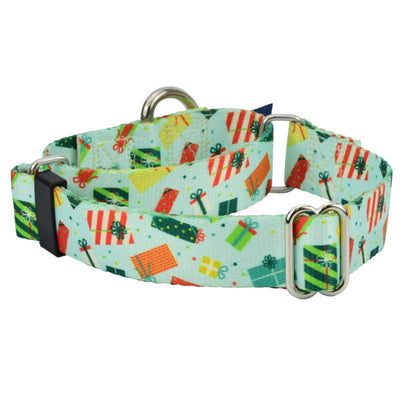 Presents Galore Martingale Dog Collar – EarthStyle 1 inch Martingale Dog Collar 2 Hounds Design