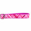 Very Pink Plaid Velvet Dog Leash 2 Hounds Design