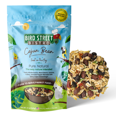 Cajun Bean - Feast on the Fly Parrot Food Bird Street Bistro