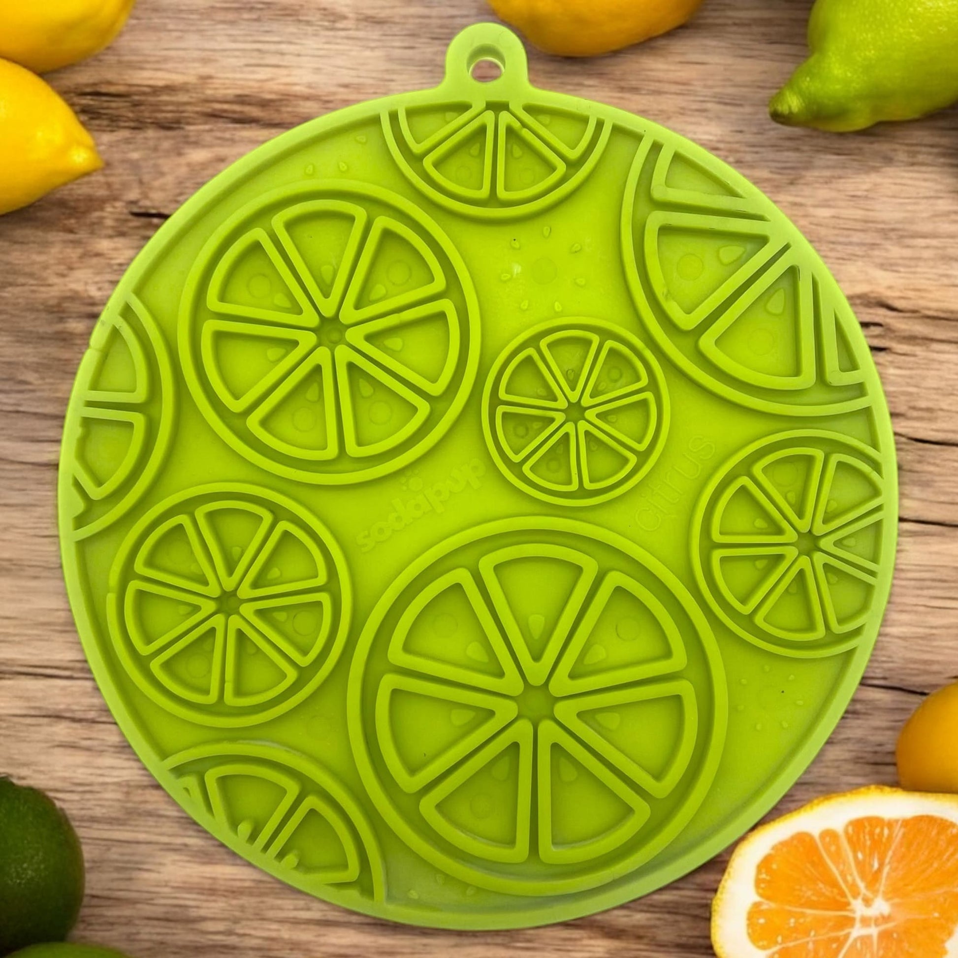 Citrus Design eMat - Enrichment Lick Mat with Suction Cups | USA Made EMAT SodaPup/True Dogs, LLC