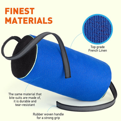 Viper French Linen Cylinder Bite Roll Dog Toys Dogline